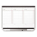 Quartet Prestige 2 Sliding Three Month Calendar Board, 3 x 2 Feet, Total Erase Surface (CMP32P2),Graphite, White