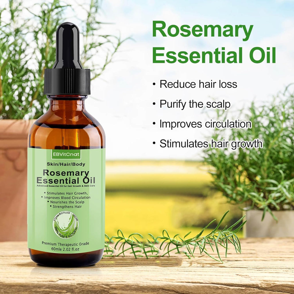 Rosemary Oil for Hair Growth, Pure Organic Essential Oil for Scalp and Hair S8575