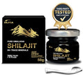 Authentic Shilajit Pure Himalayan Organic Shilajit Resin Supplement- Gold+ Grade with 85+ Trace Minerals with 75% Fulvic Acid, Overall Energy & Immune Support, Pure Shilajit for Men & Women, 50g