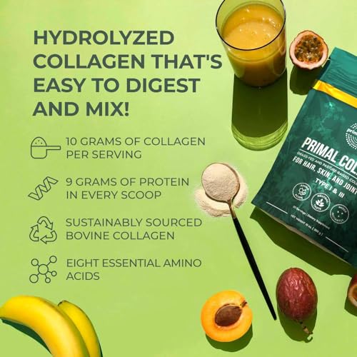 Collagen Peptides Powder Type I & III, Unflavored, 10 Oz M55795