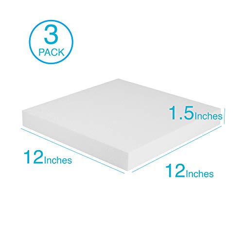 Foam Block 12x12x1.5 for Crafting, Modeling, Art Projects L4346