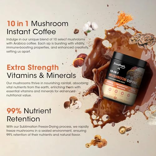 Mushroom Coffee with Lion's Mane, Reishi & Turkey Tail X609
