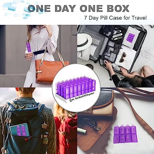 Monthly Pill Organizer 30 Day 2 Times a Day AM PM C15668