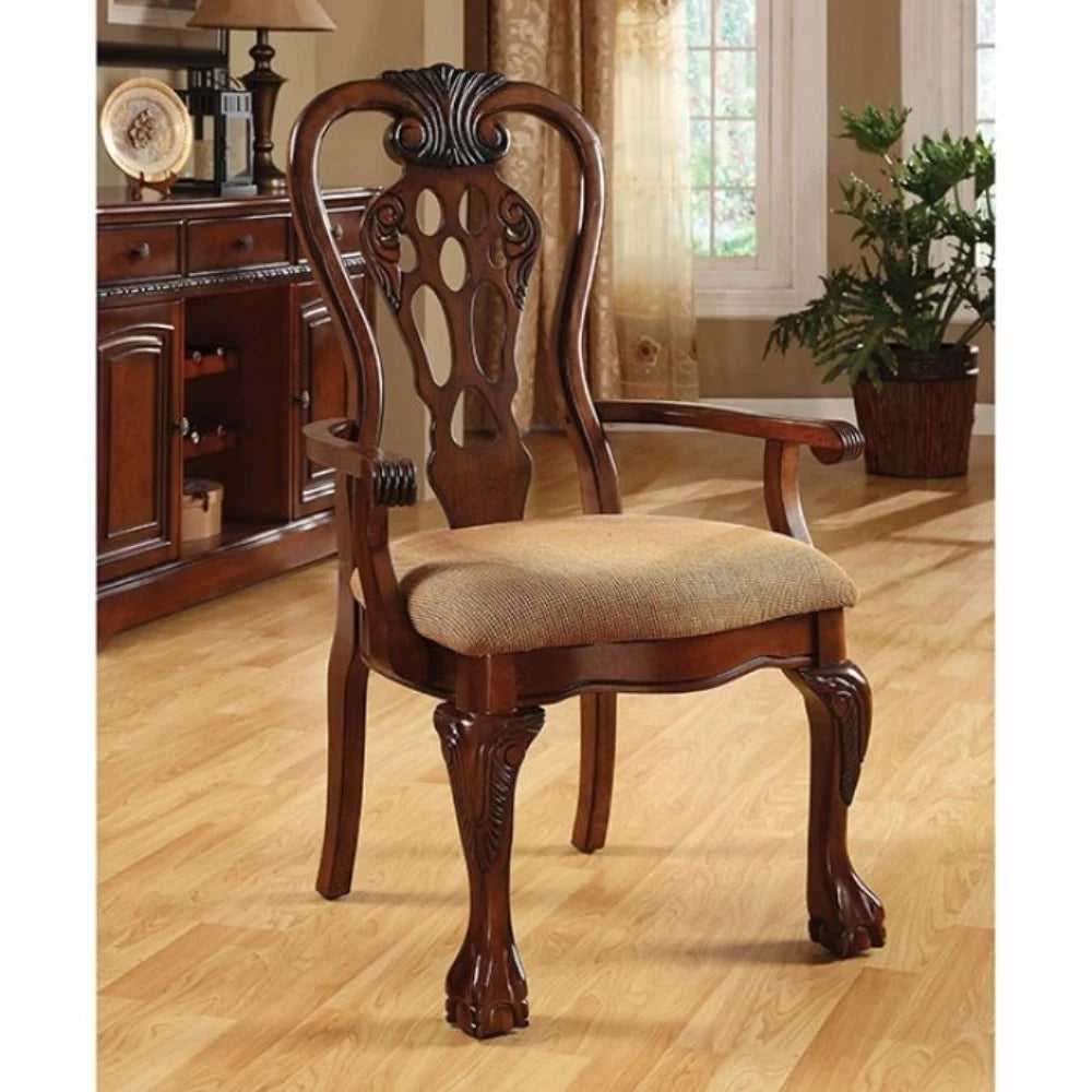 Arm Chair, Set of 2, Cherry Finish G723