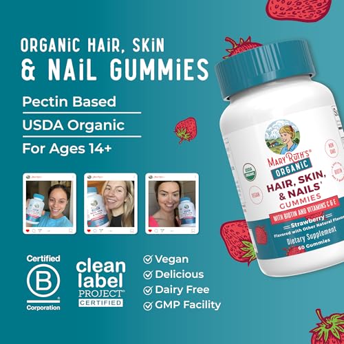 Hair Skin and Nails Biotin Gummies with Vitamins C and E B80255
