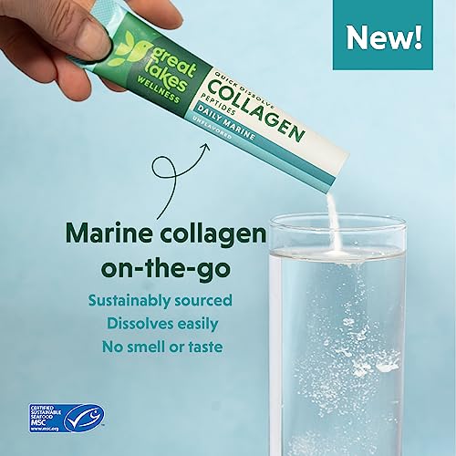 Collagen Peptides Powder, Unflavored, Quick Dissolve, 10 oz V44412