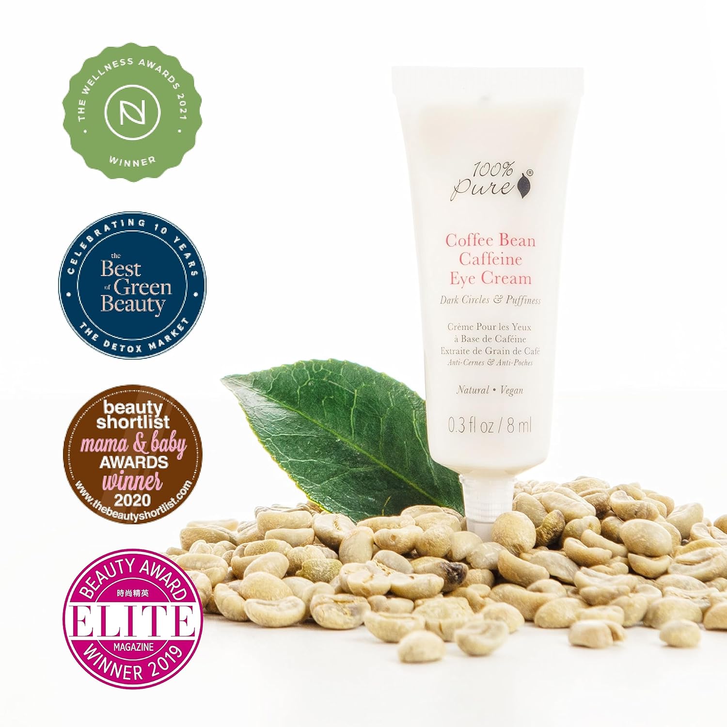 Caffeine Eye Cream for Puffiness, Dark Circles & Wrinkles M14049