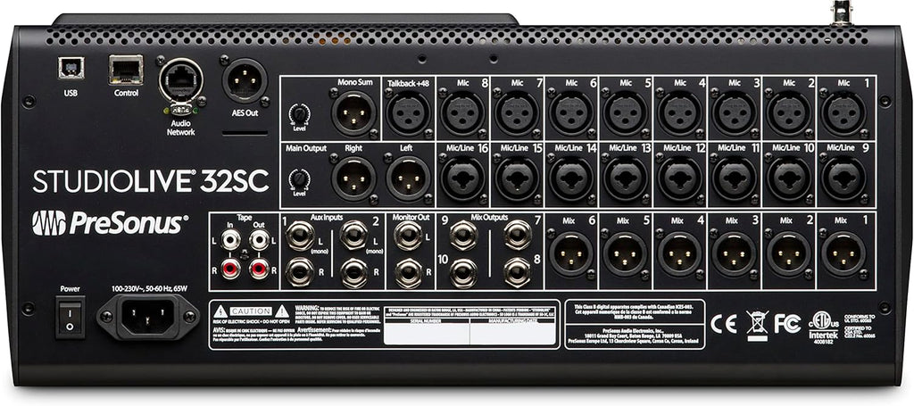 32-channel digital mixer with AVB networking and dual-core DSP U941