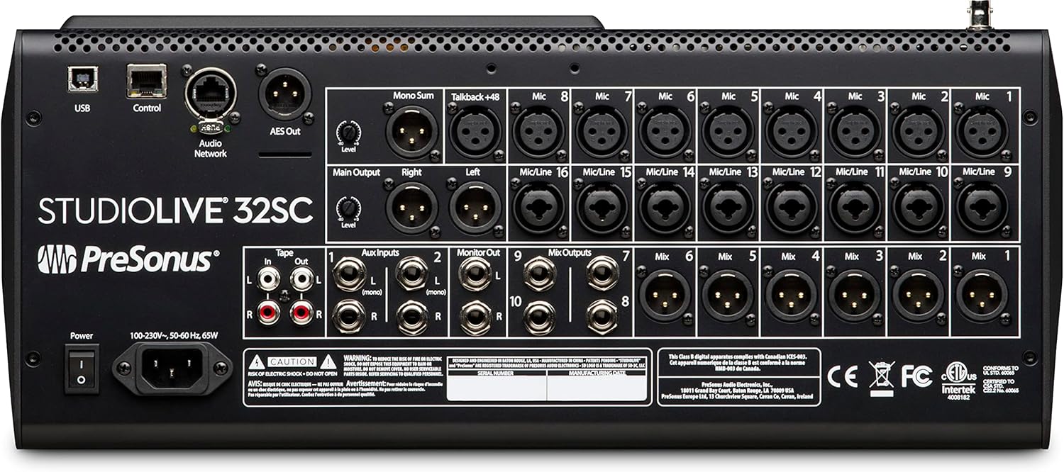 32-channel digital mixer with AVB networking and dual-core DSP U941