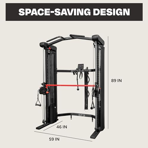 Functional Trainer Cable Machine for Home Gym Strength Training F16394