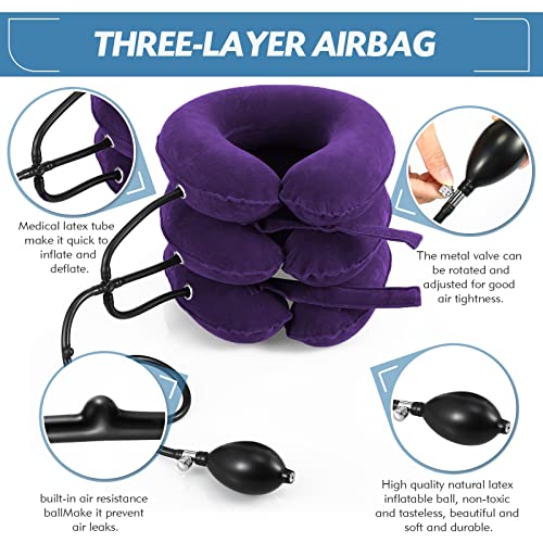 Adjustable Inflatable Neck Stretcher for Cervical Traction and Pain Relief A5759