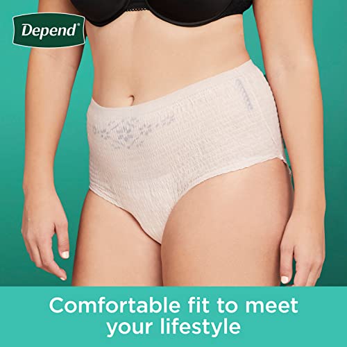 Disposable Incontinence & Postpartum Underwear for Women, Maximum, Medium, 30 Count R8049