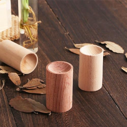 Small Round Wooden Aromatherapy Diffuser for Home Office Bedroom Car E59164