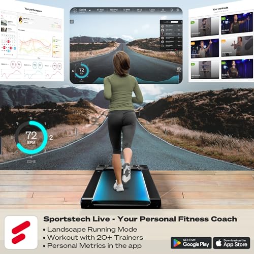 Under Desk Treadmill for Home, Portable with Remote and LED Display Q4644