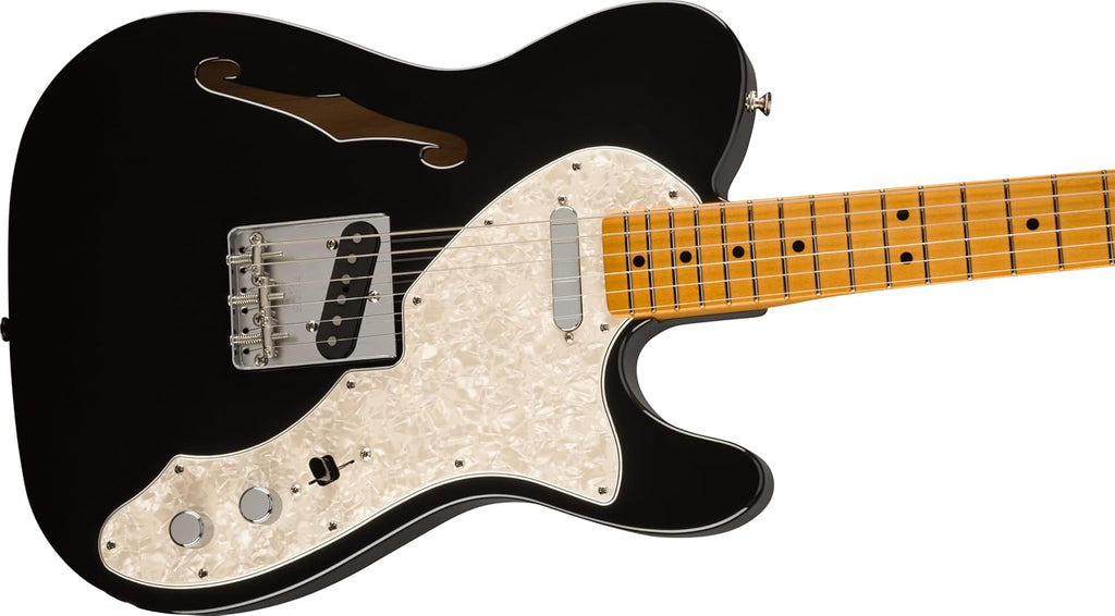 60s Telecaster Thinline Electric Guitar - Black E3229