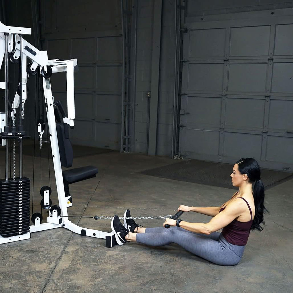 Multi-Station Home Gym Machine with 210lbs Weight Stack H619