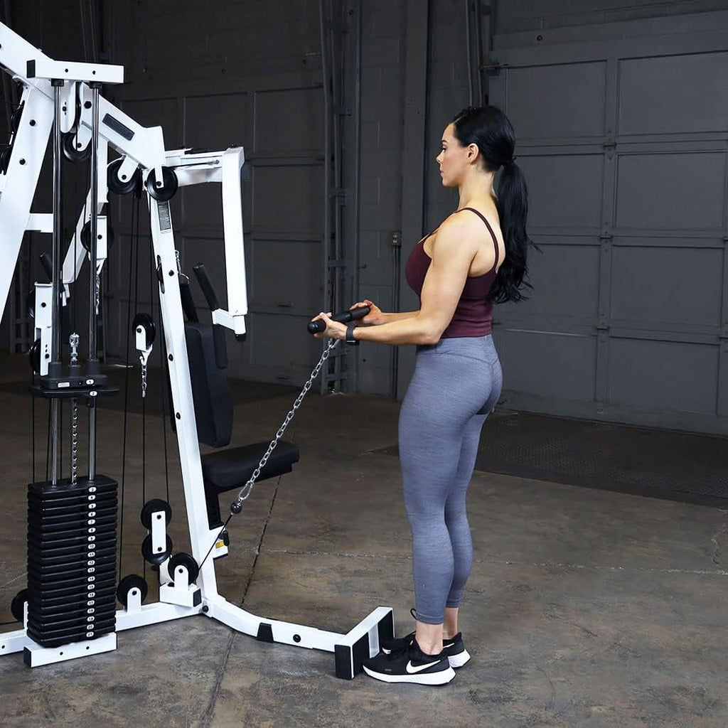 Multi-Station Home Gym Machine with 210lbs Weight Stack H619