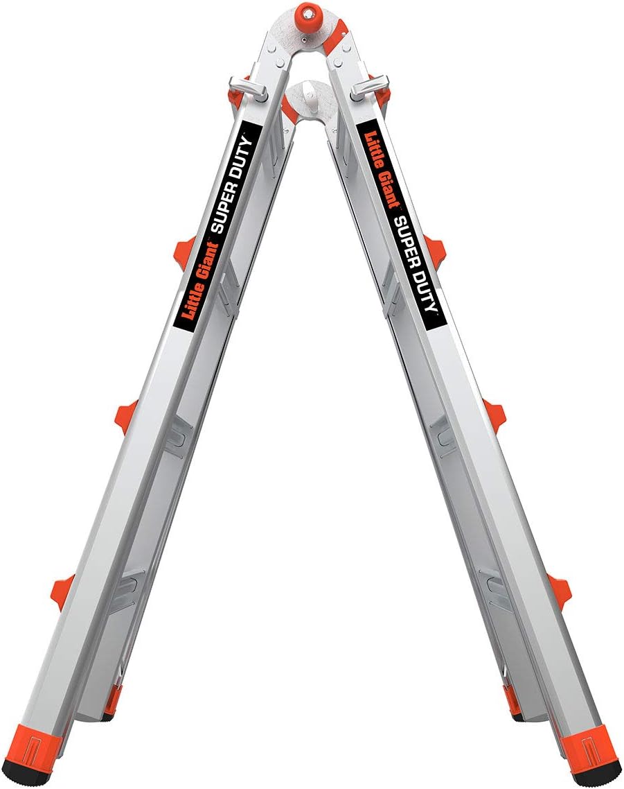 17 ft Multi-Position Aluminum Ladder, Type 1AA, 375 lbs J676316