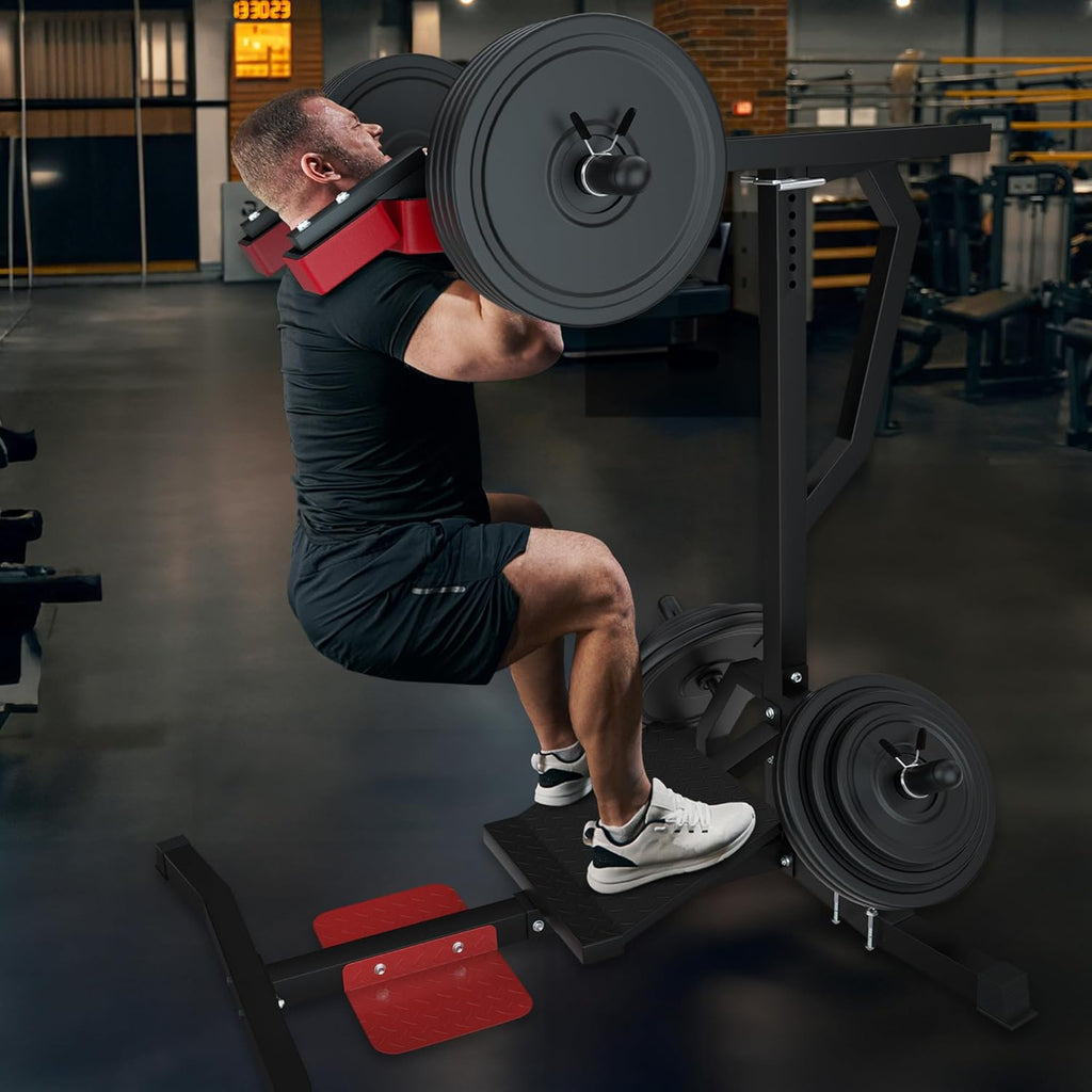 Leverage Squat Calf Raise Machine, Lower Body Training, Leg Press Equipment U241103