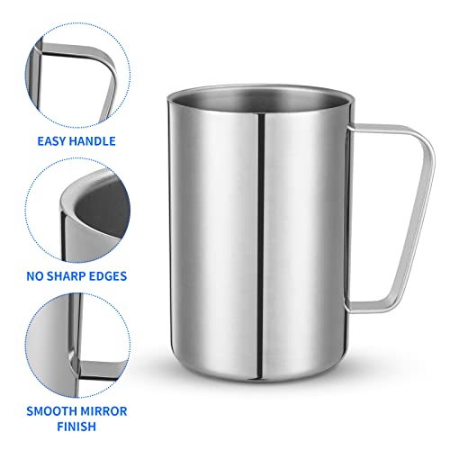 Insulated Stainless Steel Travel Mug with Double-Wall Vacuum, 400ml R604