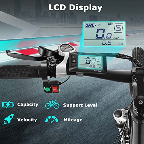 Electric Bicycle Conversion Kit Rear Wheel with LCD Display, 48V 1500W P94614