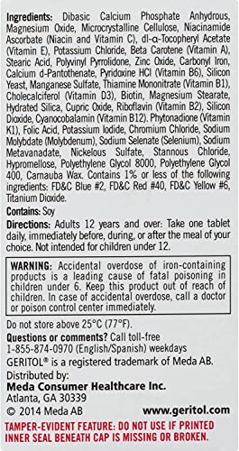 Geritol Complete Tablets 100 Count A600