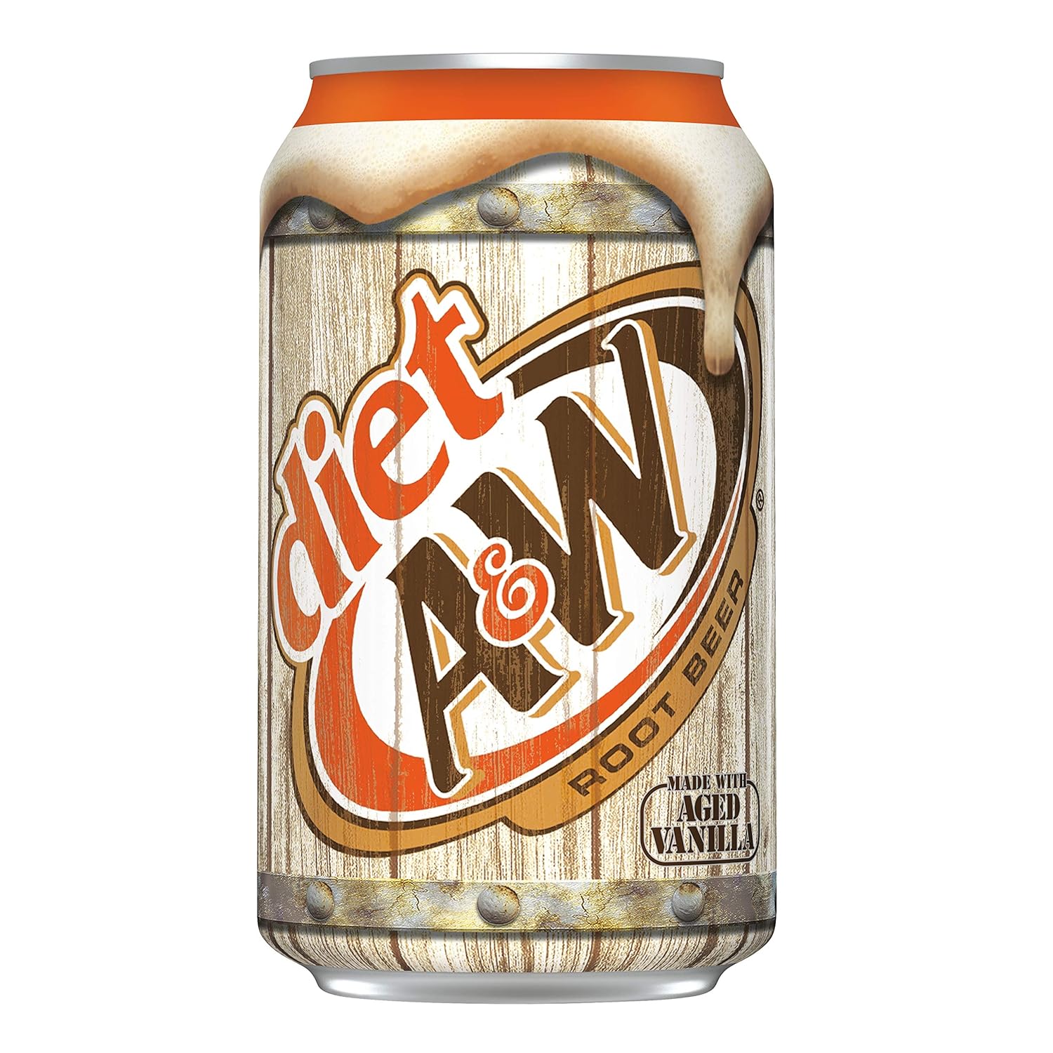 Diet Root Beer, 12 Fl Oz Can, Pack of 18 A6863