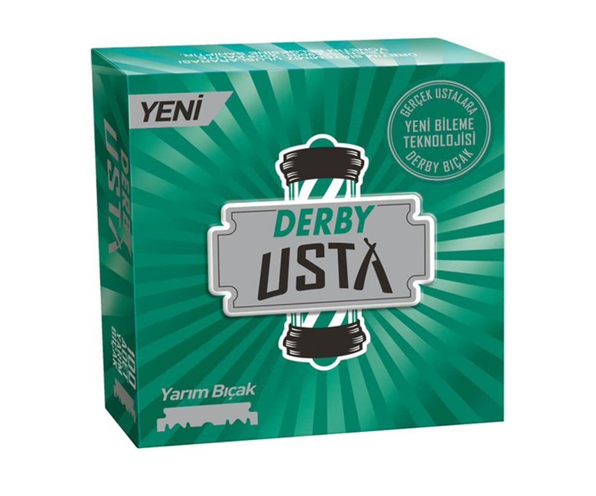 Derby USTA Single Edge half Shaving Blades For Straight Razors Barber Salon