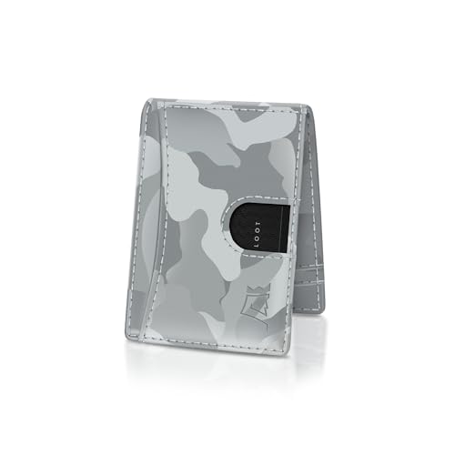 Minimalist Leather Money Clip Wallet for Men with RFID Blocking H191