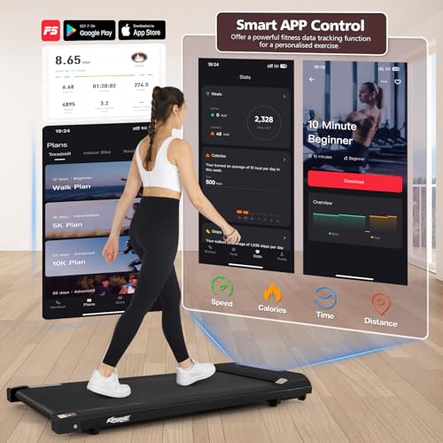 Under Desk Treadmill for Home with Remote Control and LED Display J996