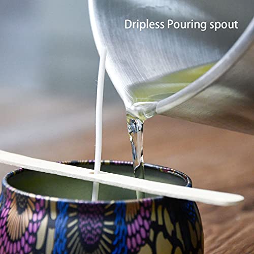 Candle Wax Melting Pot, 1.2L, Aluminum Pouring Pot F56331