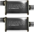 Flowmaster 71229 FlowFX Muffler 409S 3.00 Offset In / 3.00 Center Out Moderate by MAPerformance - (2 Pack)
