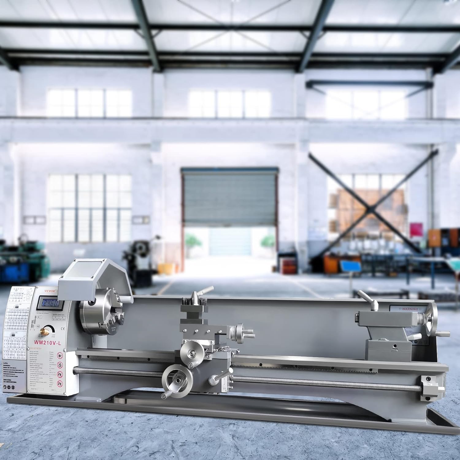 Metal Lathe Machine, 8.3" x 29.5", 0-2500 RPM, 750W Brushless Motor A417