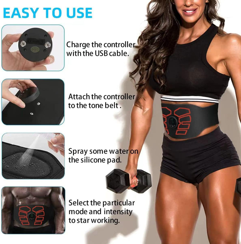 Abdominal Muscle Stimulator Toning Belt G8731