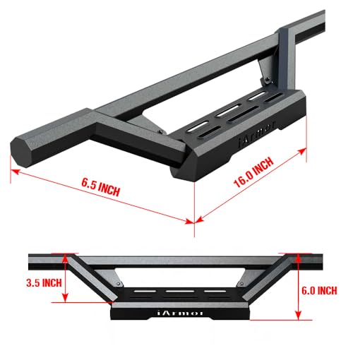 Stainless Steel Pocket Steps Running Boards for Chevy Colorado GMC Canyon Crew Cab S68716