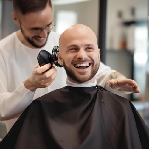 Detachable Head Electric Razor for Bald Men, IPX7 Waterproof, Rechargeable E522910