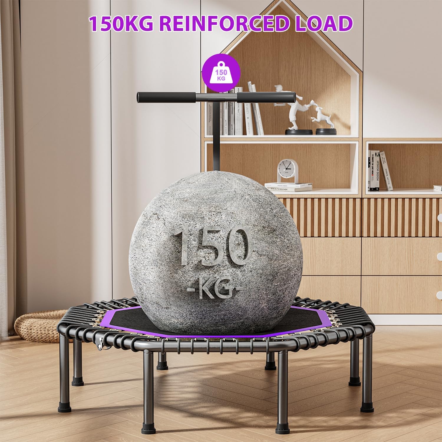 50'' Trampoline Rebounder, 330lbs Capacity S377227