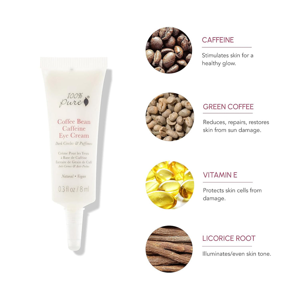 Caffeine Eye Cream for Puffiness, Dark Circles & Wrinkles M14049