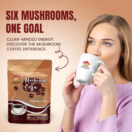 Mushroom Instant Coffee for Digestion, Energy & Immune Support N200294