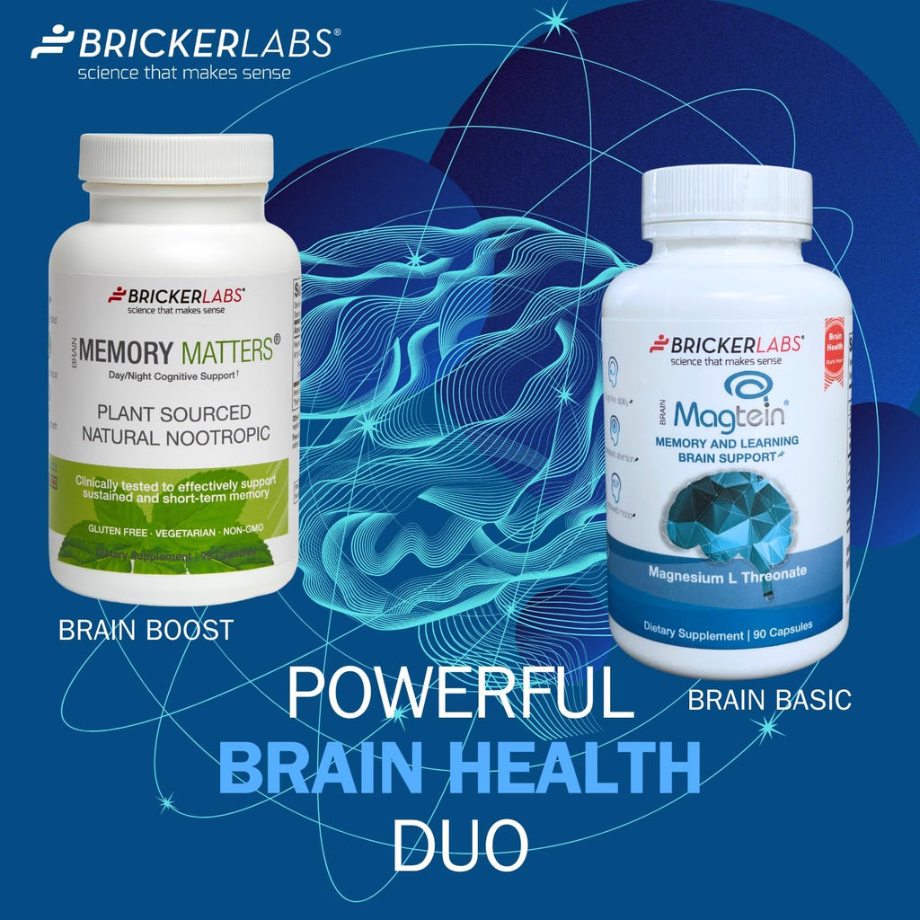 Magnesium L Threonate Supplement for Brain Health, 90 Capsules M243