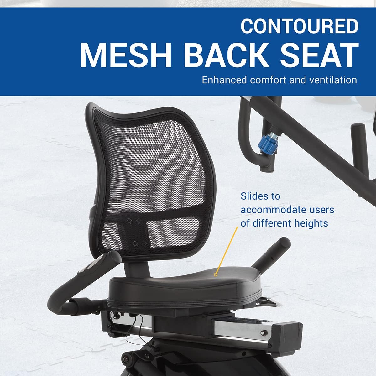 Seated Stepper with Resistance Bands B4807