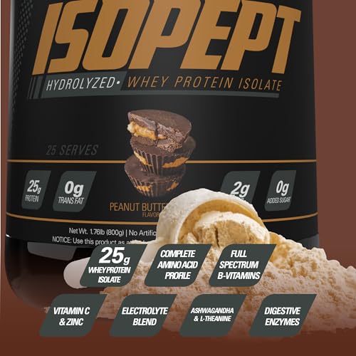 Hydrolyzed Whey Protein Powder, 27g Protein, Strawberry Milkshake D52333