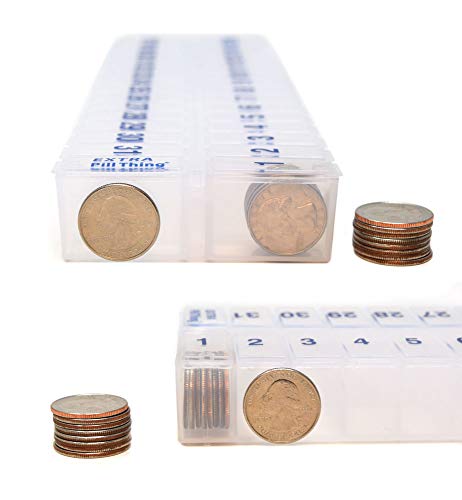 Monthly AM/PM Pill Organizer Set with Stay-Tight Lids, BPA Free C923