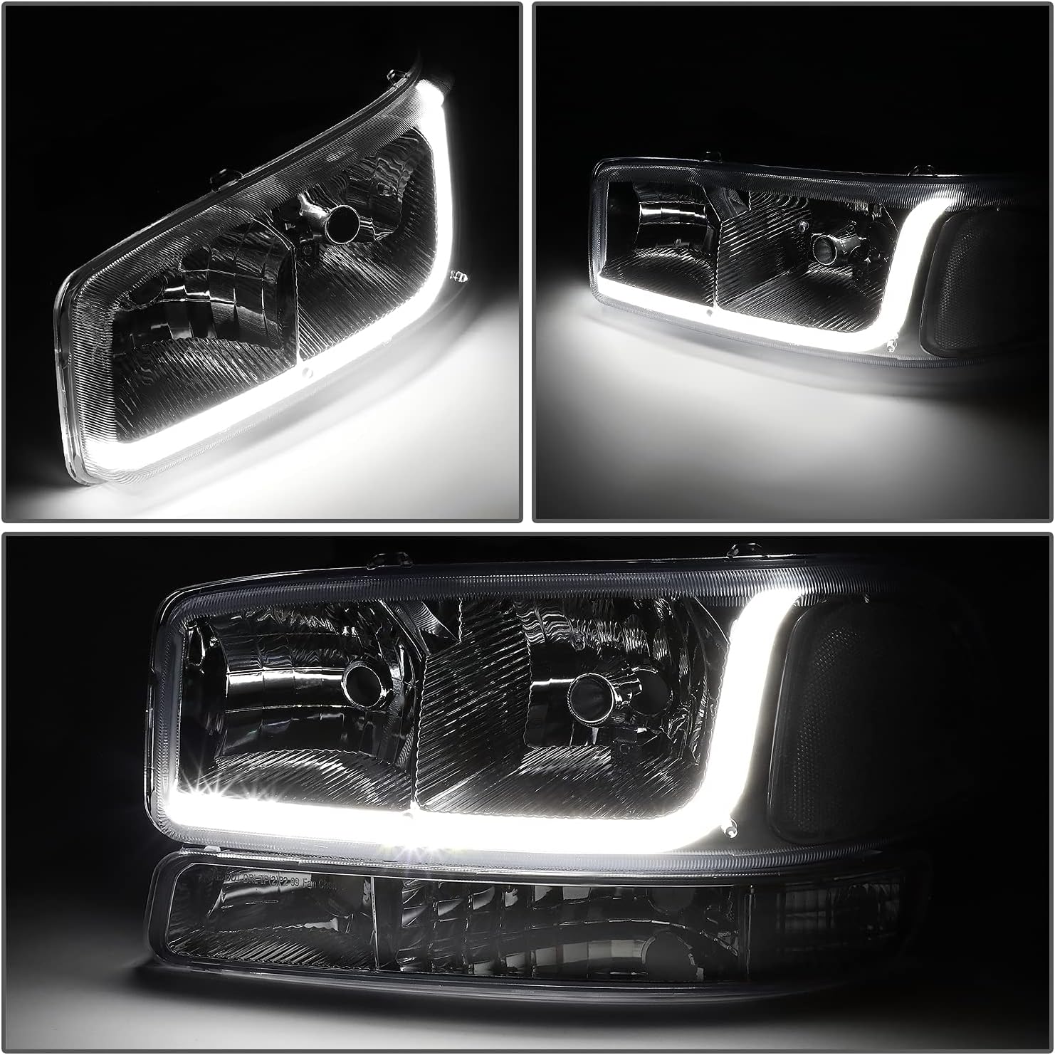 LED DRL Strip Headlight and Bumper Lamp for GMC Sierra Yukon R347901