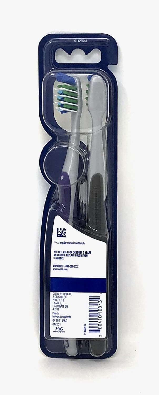 Manual Toothbrush, Medium, 2 Count S7868