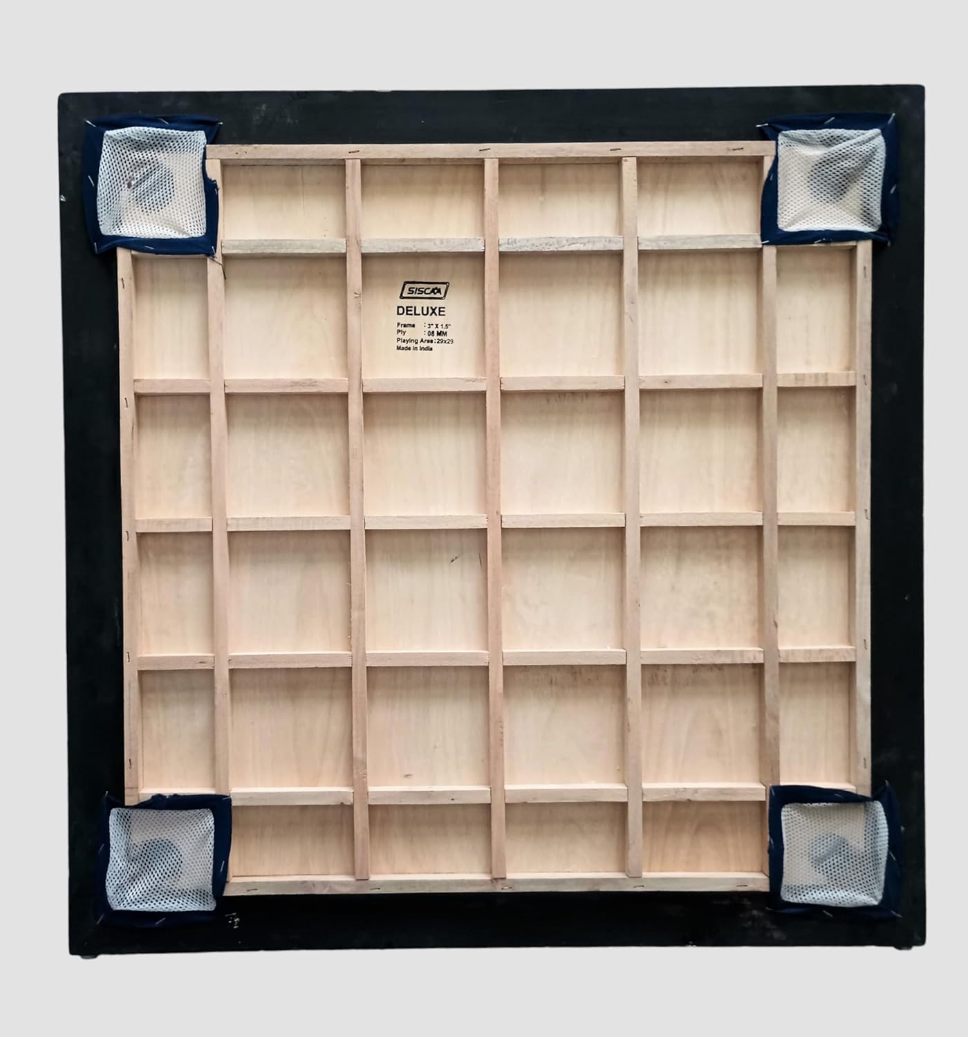 Deluxe Full Size Carrom Board with Striker and Coins I31798