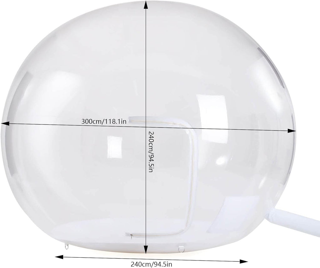 Inflatable Bubble Tent 10ft with Air Blower for Outdoor Camping L787