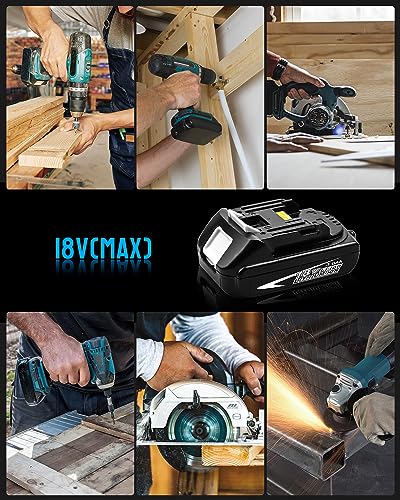 3.0Ah 18V Replacement Battery for Cordless Power Tools with LED Indicator Z48116