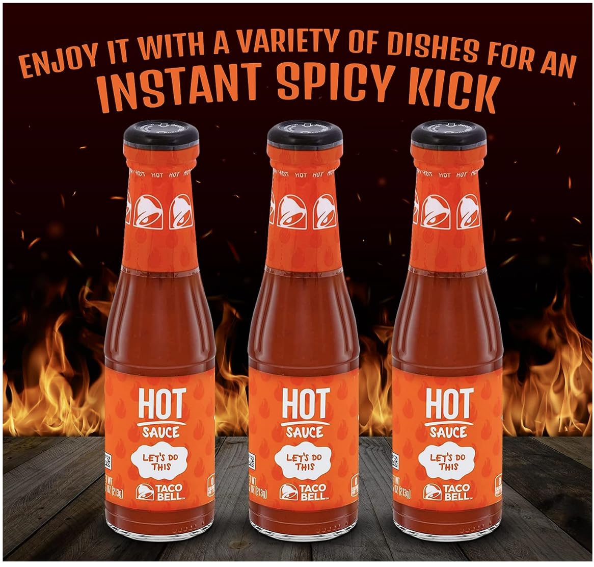 Hot Sauce Bottle 7.5 oz (2-Pack) U849