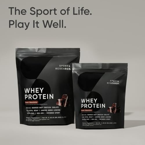 Whey Protein Isolate Powder, Vanilla, 25g per Serving N33897